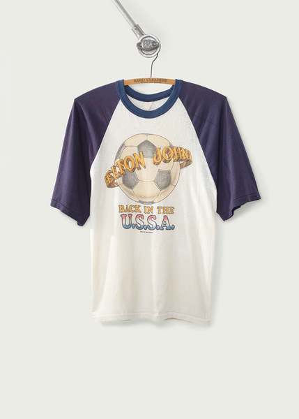 ELTON JOHN BASEBALL VINTAGE GRAPHIC TEE