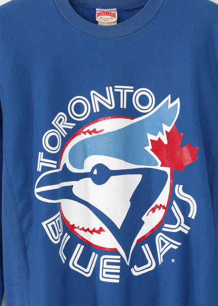 Vinatge 80's Toronto Blue Jays Canadian Blue T-shirt Size 